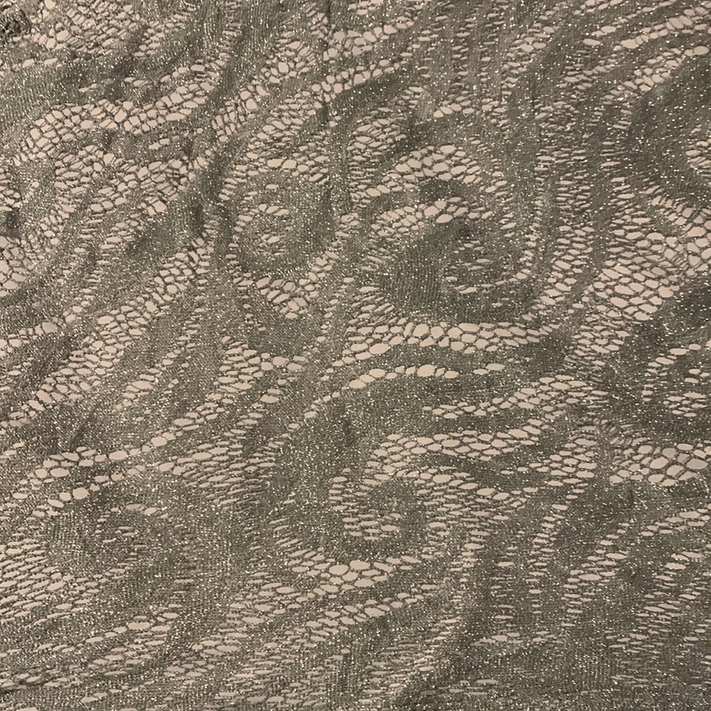 Silver sparkly scarf